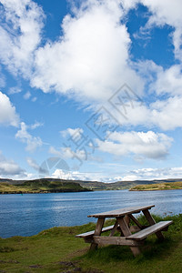 苏格兰风景斯凯岛休息和放松的概念图片