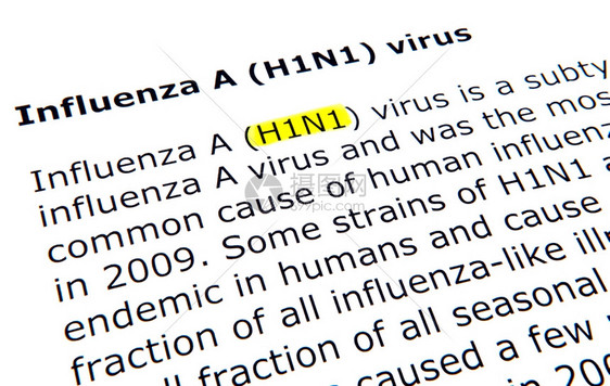 甲型流感H1N图片