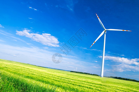 风力涡轮机景观环境特有能源图片