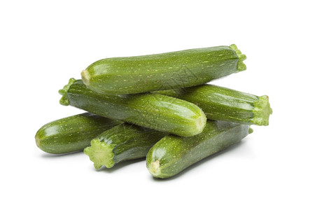 白色背景的微型小椰菜图片素材