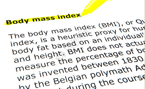 BMI身体质量指数图片