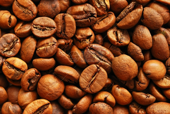 咖啡豆作为背景图片