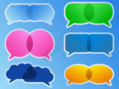 气泡对话框背景图片