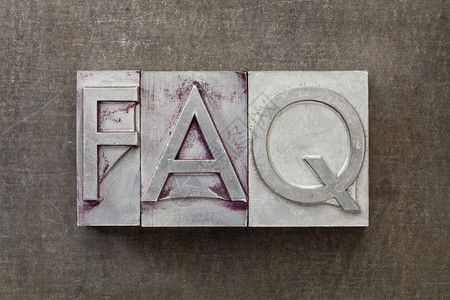 FAQ经常提问缩写以旧式纸质金属制成的老式纸质金属制成的单钢板图片