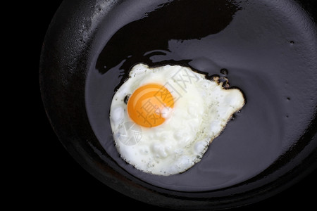 黑锅煎蛋图片