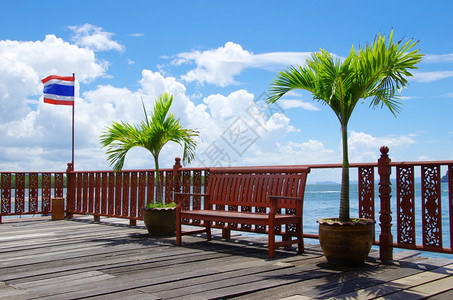 美丽的热带海泰国克拉比图片