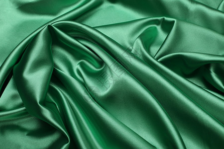 绿色丝绸纤维背景图片