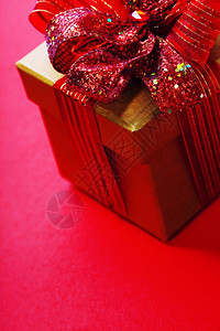 圣诞节配礼品盒的圣诞装饰图片