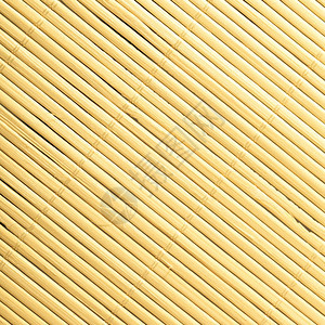 黄蜜蜂竹垫表面图案对角背景纹理方形格式图片