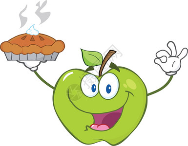 蛋挞皮水果派插画_蛋挞皮水果派卡通_蛋挞皮水果派插图_手绘_板绘_摄