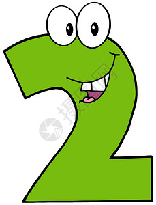 数字绘画绿色插画