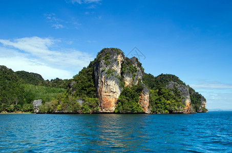 泰国金沙岛和海岛背景