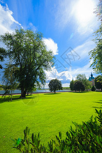 公园用历史建筑卡尔马城堡在瑞典斯堪的纳维亚欧洲斯堪的纳维亚图片