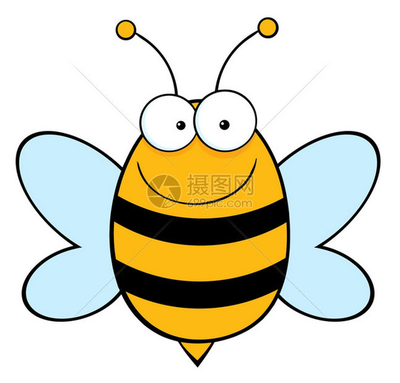 BeeMascot卡通字符图片