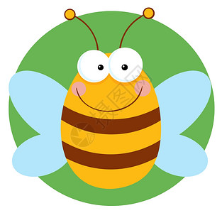 快乐蜜蜂卡通字符图片