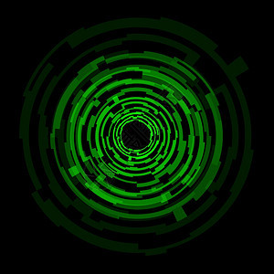 绿色环背景矢量图背景图片