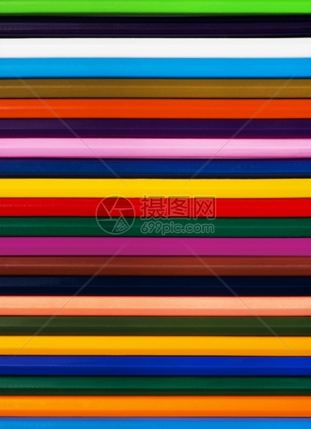 用于孩子的彩色木铅笔背景创造力