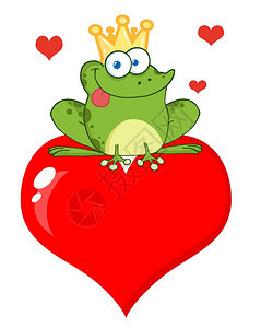 红心的青蛙王子图片
