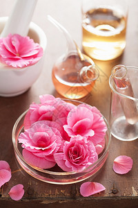 花粉红的芳香疗法和炼金图片