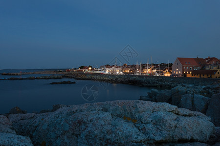 夜间风景波罗的海堡垒丹麦斯堪的纳维亚欧洲目的地风景标志旅游图片