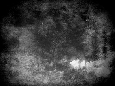 抽象黑色背景白灰上的旧黑色Vignette边框架古老的Grunge背景纹理设计图片