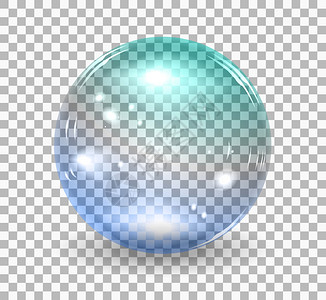 透明球透明肥皂泡沫插画
