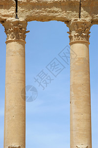 Palmyra古老柱子图片