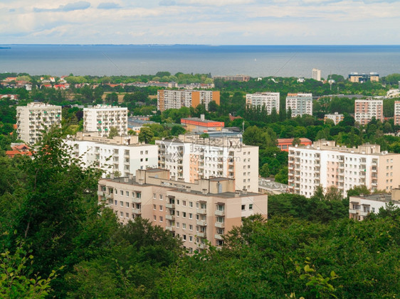 从海塔和地区gdanskdanzigPlurg市郊区建筑物外观图片