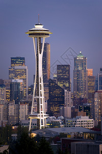 西雅图华盛顿的空间针建筑图片
