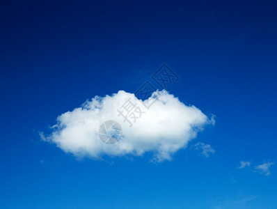 蓝色天空的白云背景图片