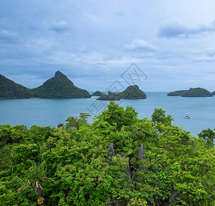 泰国高山水附近的安东海洋公园图片