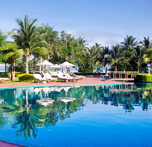 泰王国热带游泳池图片