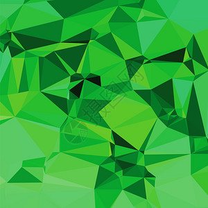 绿色抽象多边形背景的彩插图图片