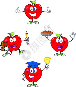 苹果的矢量图图片