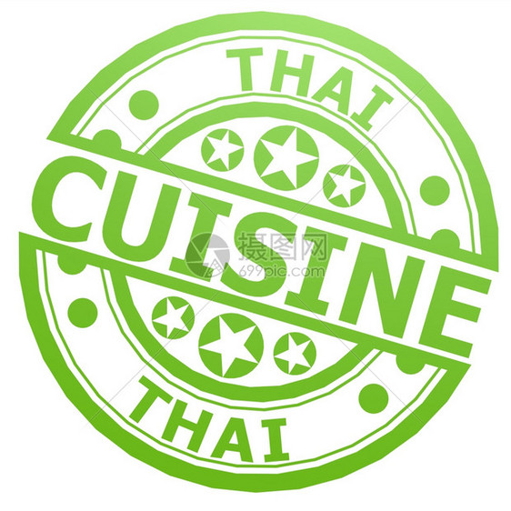 泰式烹饪印章图象上面有高深的记可以用于任何图形设计泰式烹饪印章图片