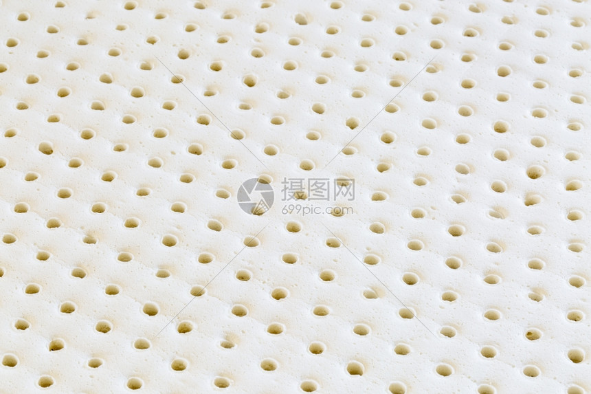 有机床垫中使用的天然乳胶层纹理