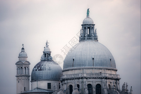 BasilicaSantaMariadellaSalute圆顶意大利威尼斯背景图片