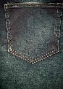 蓝色牛仔裤小口袋纹理背景图片