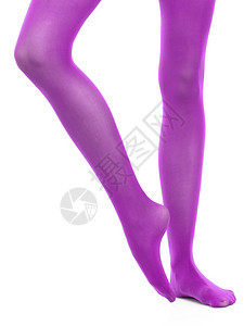 女时装女瘦腿和紫色丝袜图片