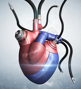 蒸汽朋克澄海机械心脏概念背景