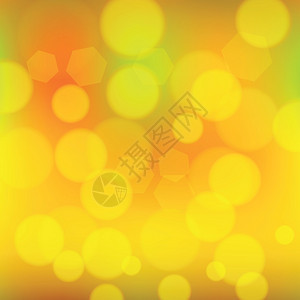 黄色橙夏季太阳背景模糊的黄色橙灯光带有您信件空间的背景对您设计的有用图片