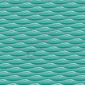 海洋浪图案波纹重复理瓦维图形背景图片