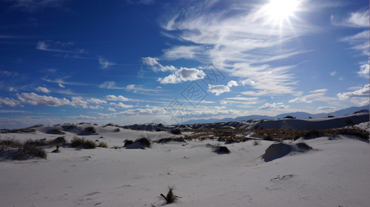 白沙漠位于新墨西哥的图拉罗萨盆地图片