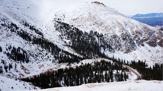 冬季科罗拉多PikesPeak公园风景图片