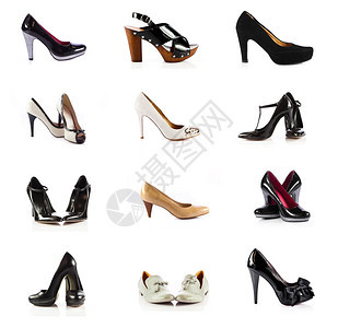 收集各种类型的女鞋图片