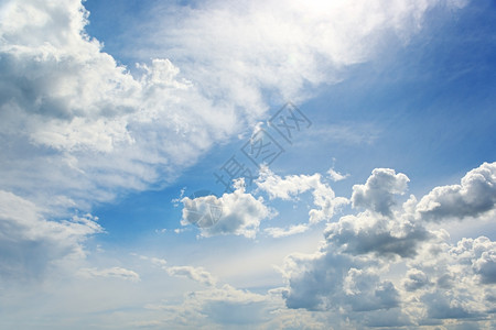蓝色天空白云背景