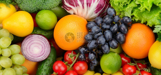 设定水果和蔬菜背景图片