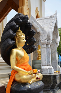 WatTraimit金佛寺庙泰国曼谷图片