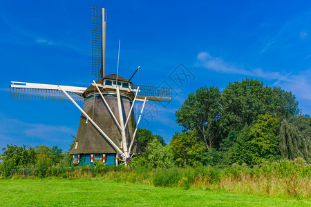 荷兰阿姆斯特丹荷兰阿姆斯特丹风车景乡村观图图片
