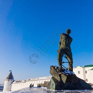 苏维埃联盟的英雄诗人穆萨扎哈利勒纪念碑俄罗斯喀山图片